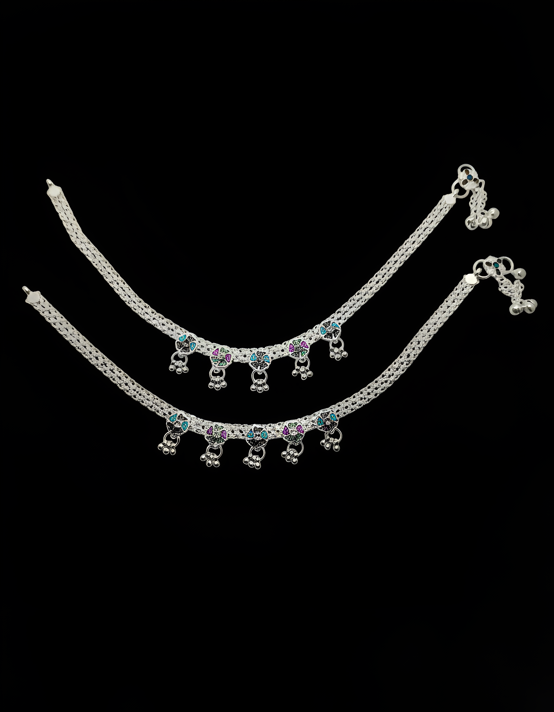 Multicolour Ghungroo Designer Anklet